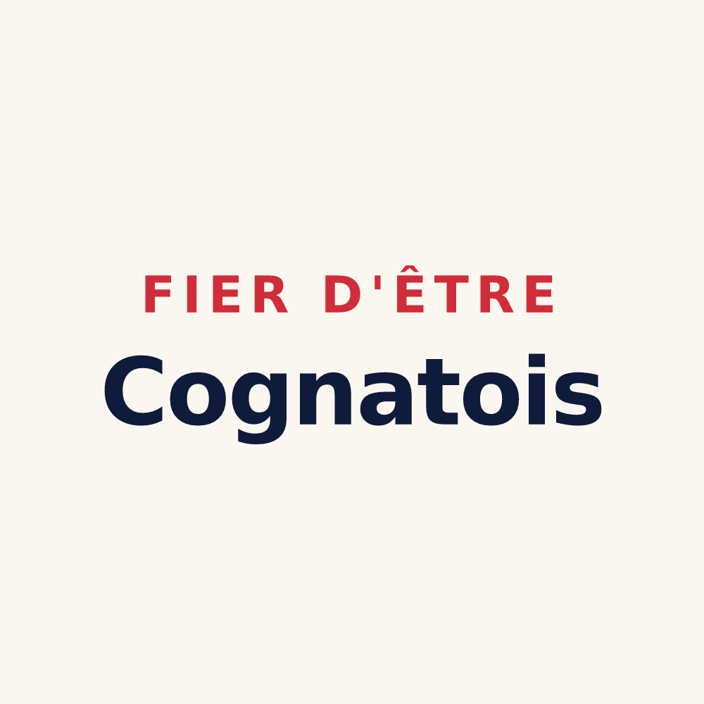 Tasse « Fier d'être Cognatois » — design pour Cognat-Lyonne