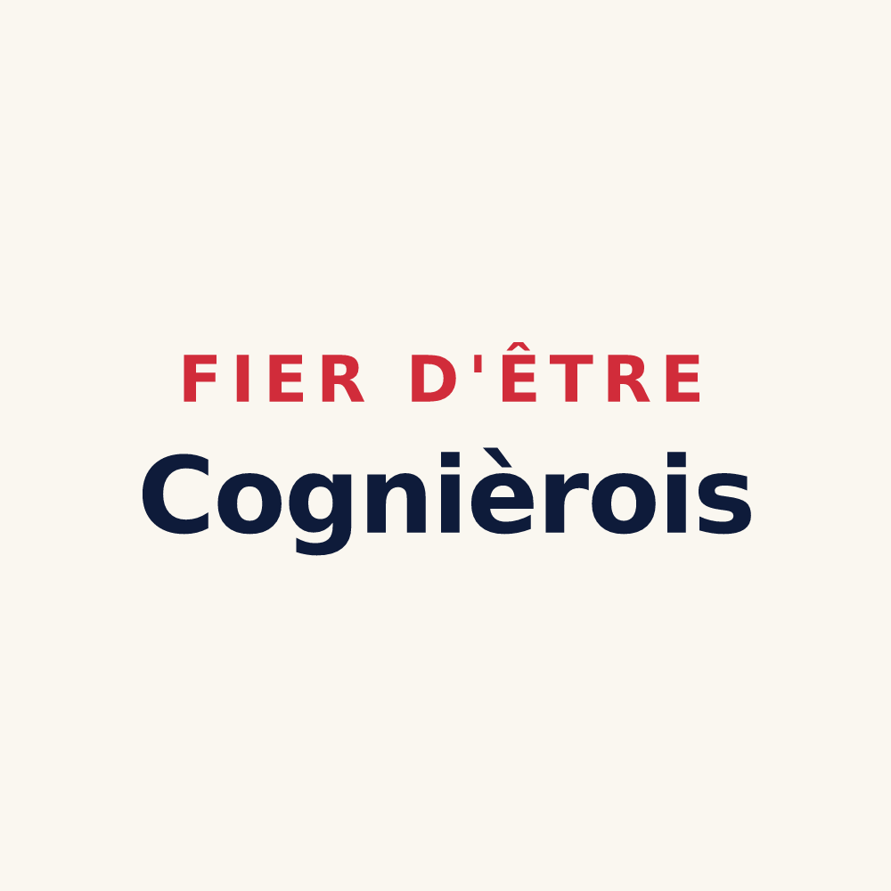 Tasse « Fier d'être Cognièrois » — design pour Cognières