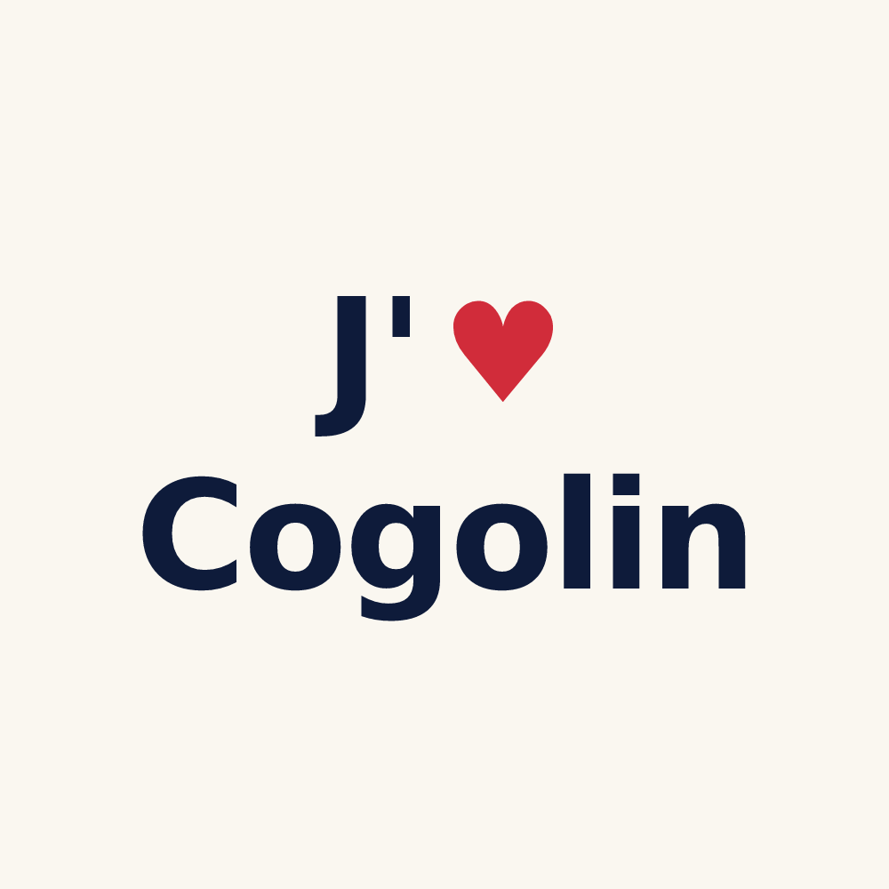 Tasse personnalisée Cogolin — design J'aime Cogolin