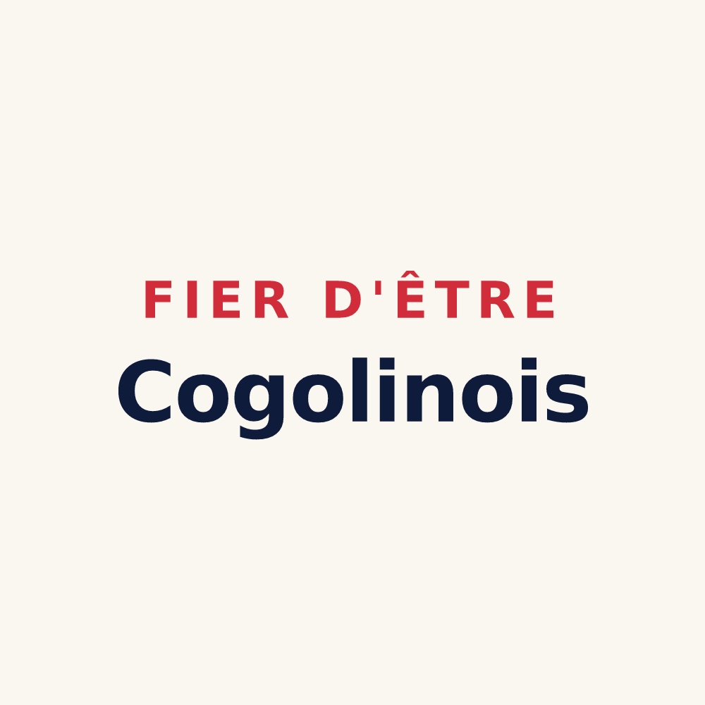Tasse « Fier d'être Cogolinois » — design pour Cogolin