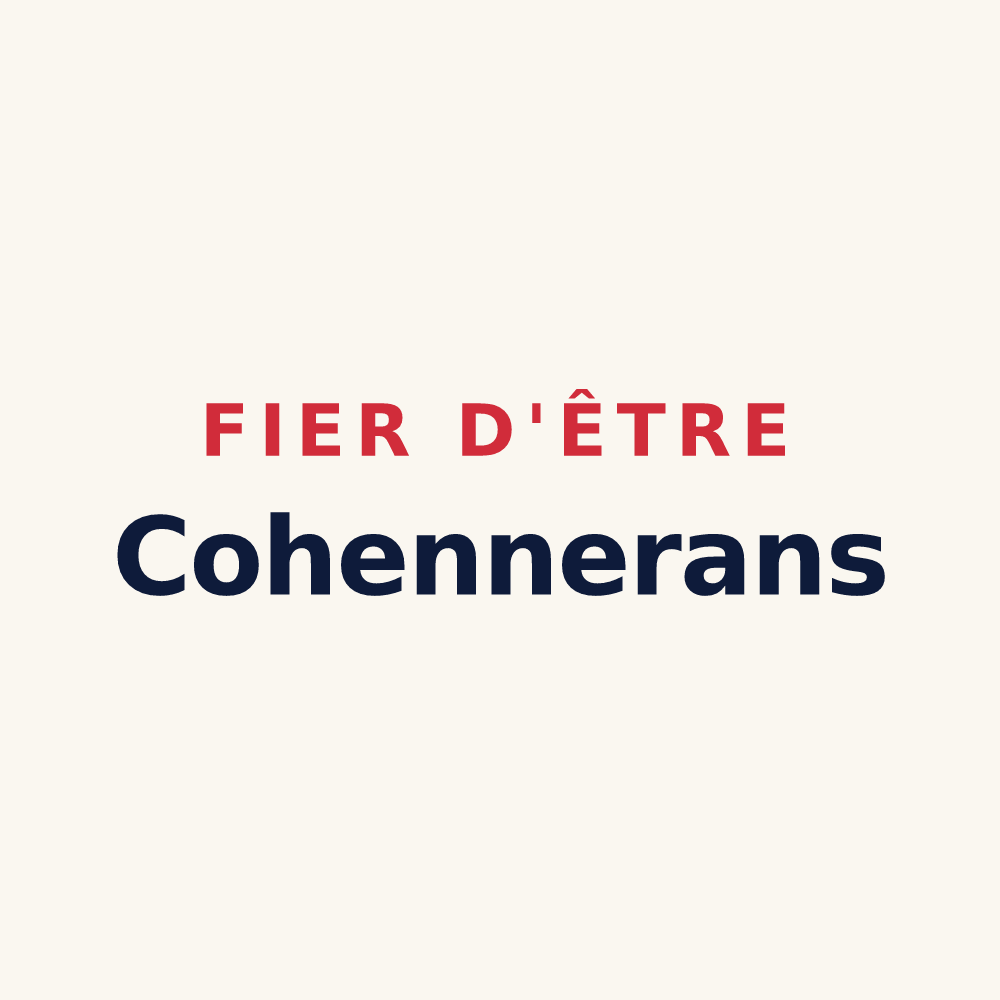 Tasse « Fier d'être Cohennerans » — design pour Cohennoz