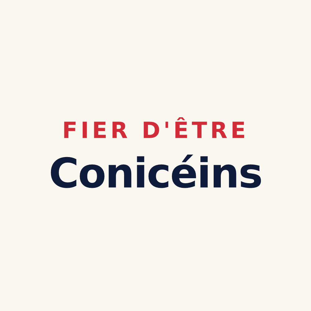 Tasse « Fier d'être Conicéins » — design pour Coinces