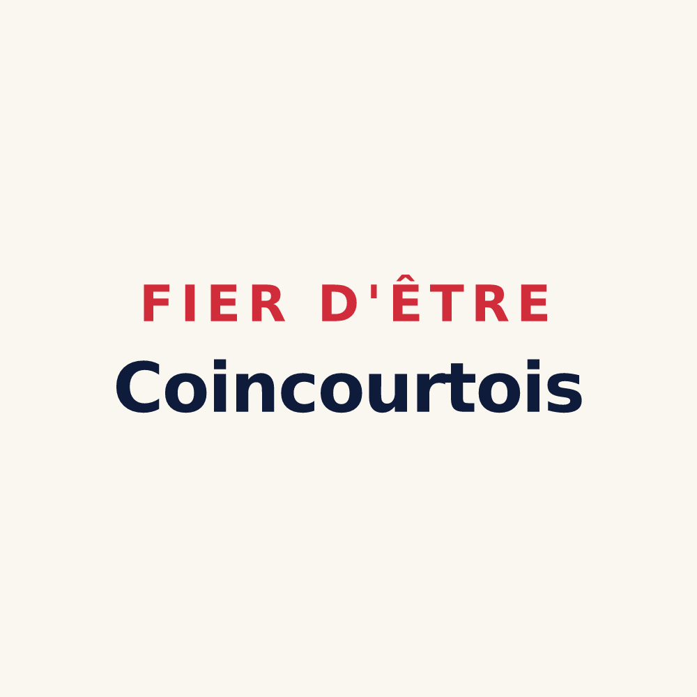 Tasse « Fier d'être Coincourtois » — design pour Coincourt