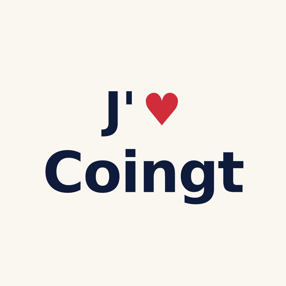 Tasse personnalisée Coingt — design J'aime Coingt