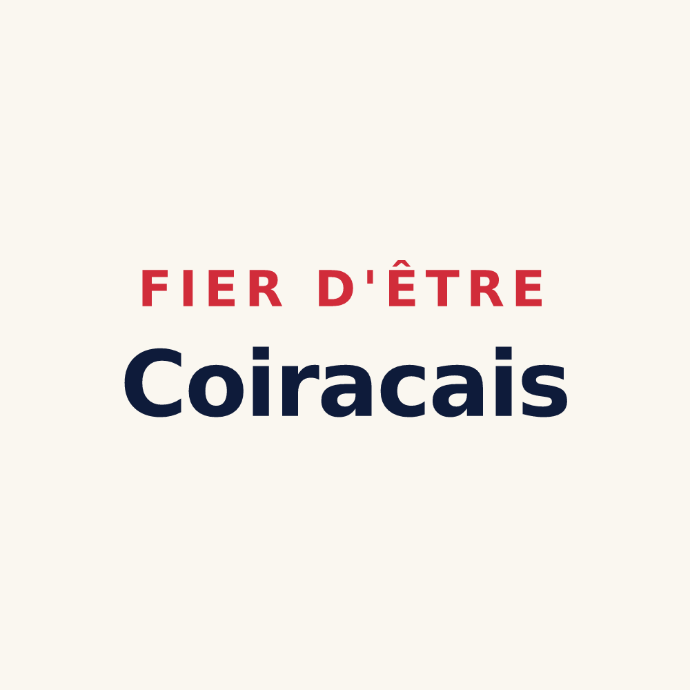Tasse « Fier d'être Coiracais » — design pour Coirac