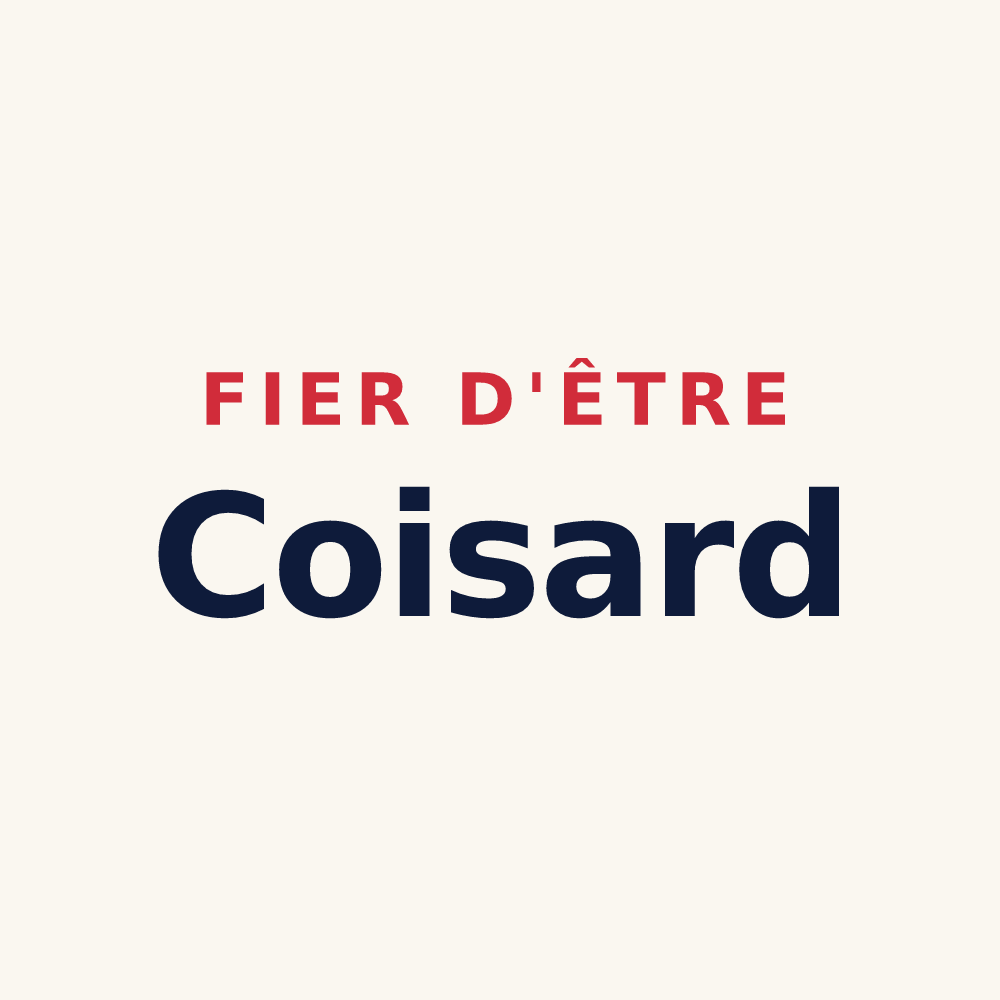 Tasse « Fier d'être Coisard » — design pour Coise-Saint-Jean-Pied-Gauthier