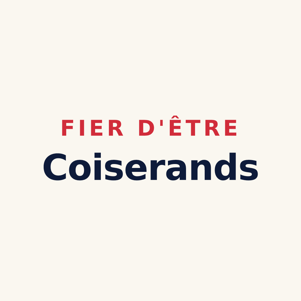 Tasse « Fier d'être Coiserands » — design pour Coiserette