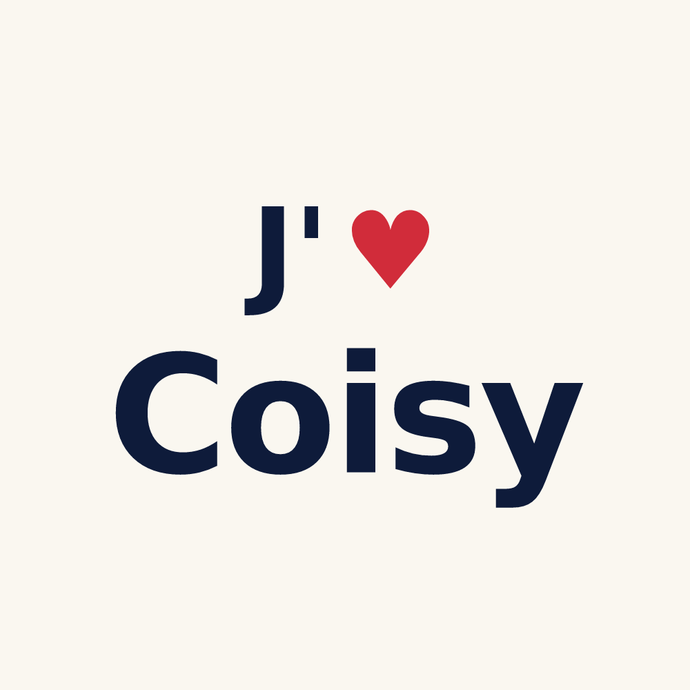 Tasse personnalisée Coisy — design J'aime Coisy