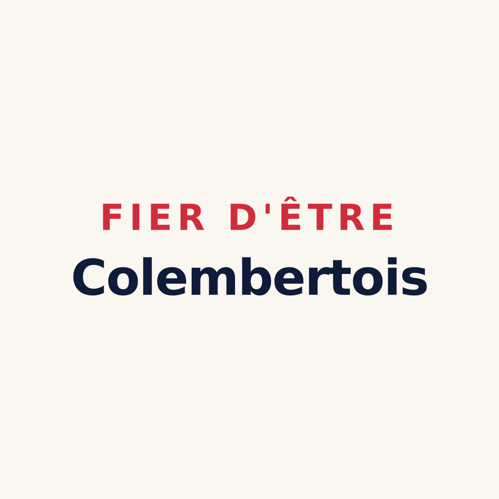 Tasse « Fier d'être Colembertois » — design pour Colembert
