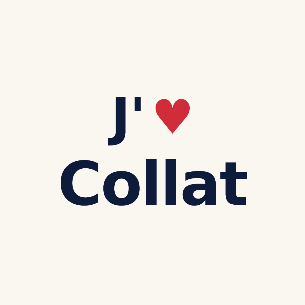 Tasse personnalisée Collat — design J'aime Collat