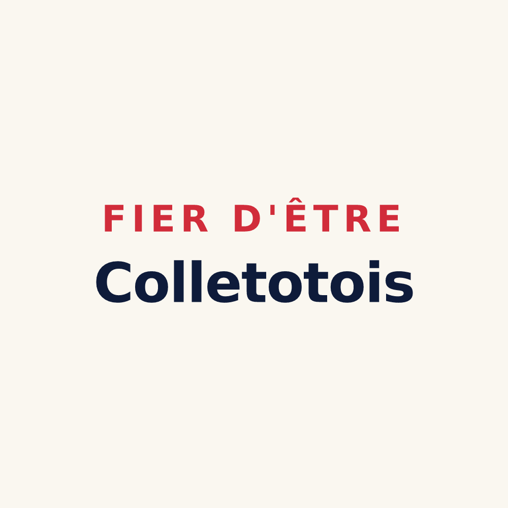 Tasse « Fier d'être Colletotois » — design pour Colletot
