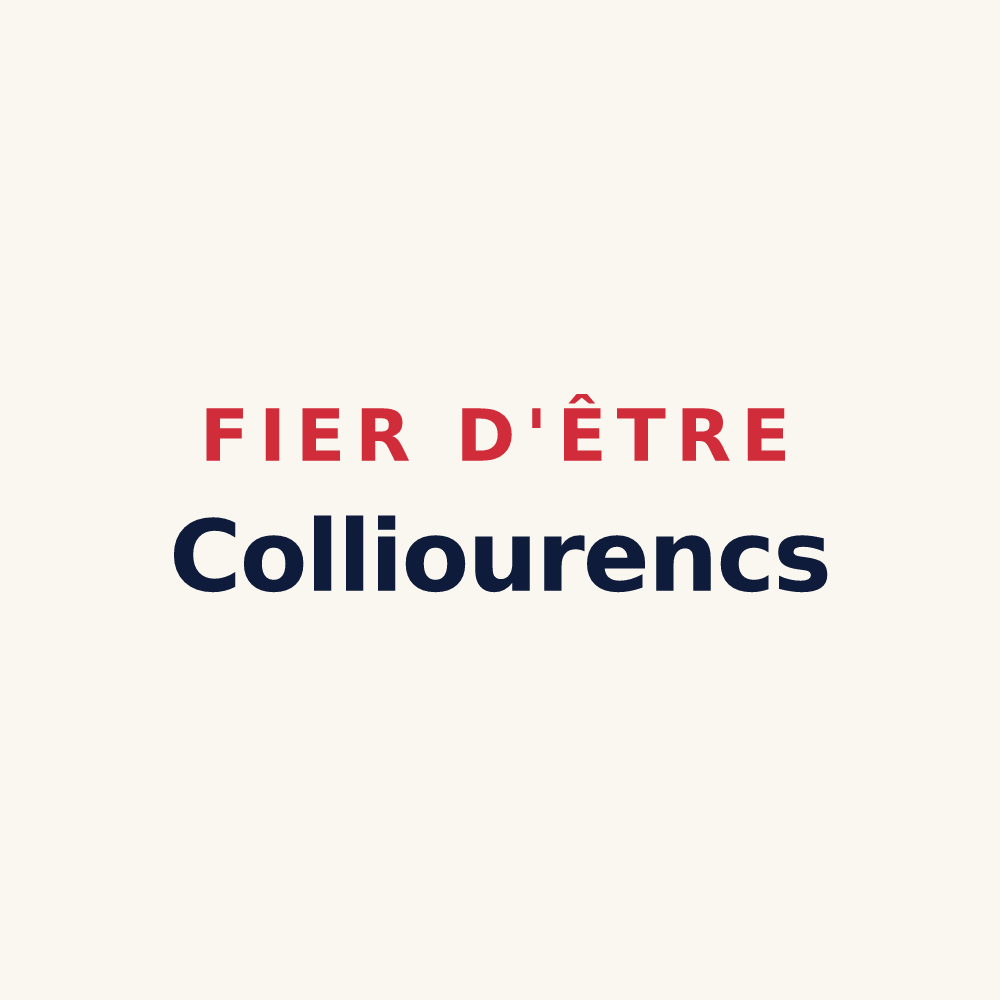 Tasse « Fier d'être Colliourencs » — design pour Collioure