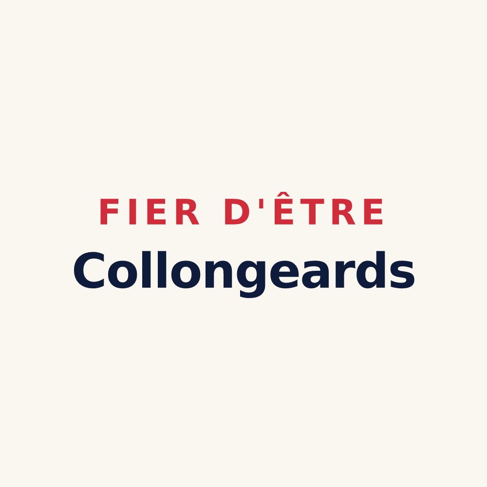 Tasse « Fier d'être Collongeards » — design pour Collonges-au-Mont-d'Or