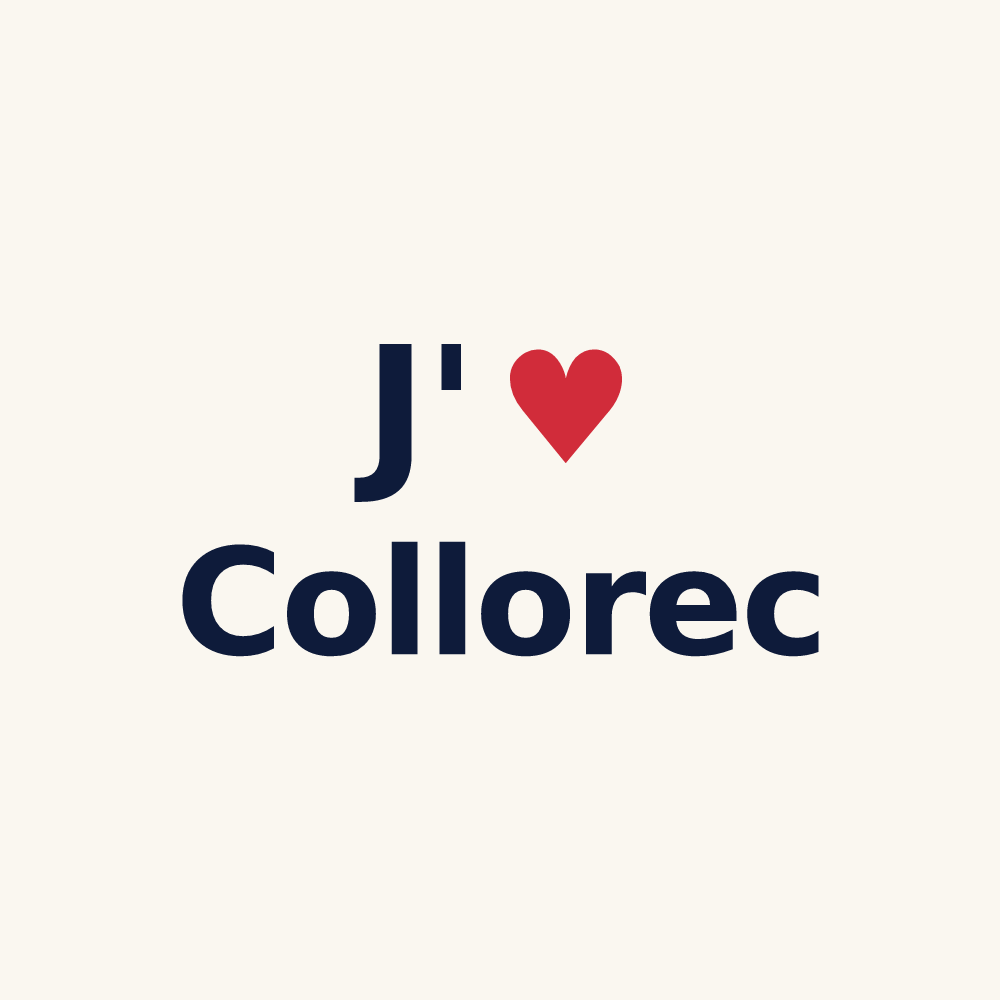 Tasse personnalisée Collorec — design J'aime Collorec