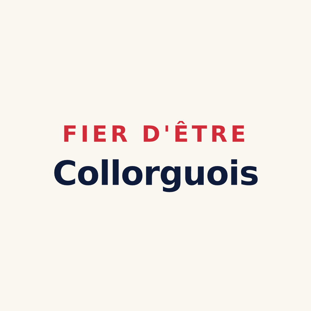 Tasse « Fier d'être Collorguois » — design pour Collorgues