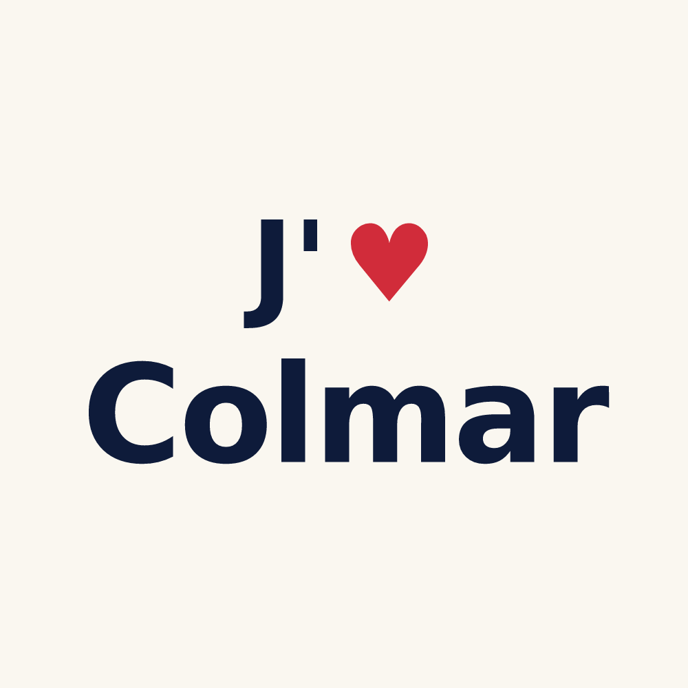 Tasse personnalisée Colmar — design J'aime Colmar