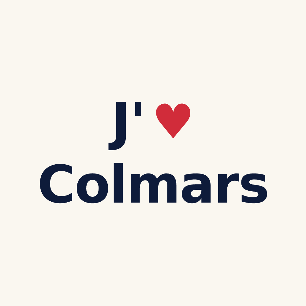 Tasse personnalisée Colmars — design J'aime Colmars