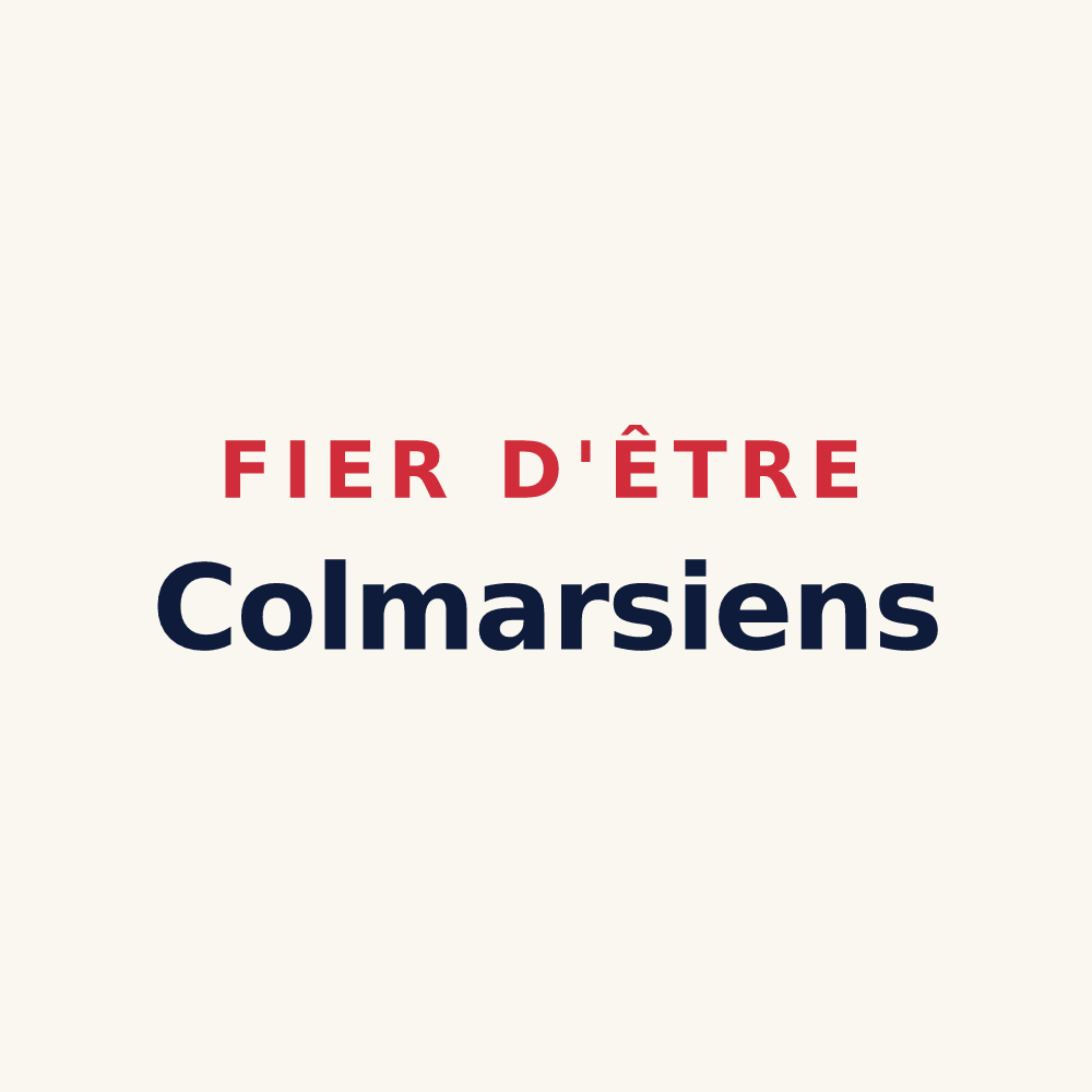 Tasse « Fier d'être Colmarsiens » — design pour Colmars
