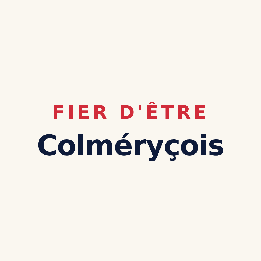 Tasse « Fier d'être Colméryçois » — design pour Colméry