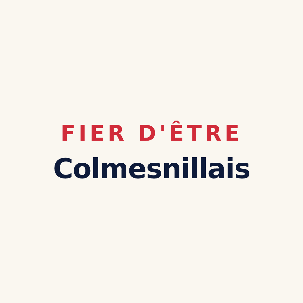Tasse « Fier d'être Colmesnillais » — design pour Colmesnil-Manneville