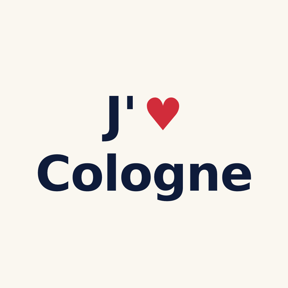 Tasse personnalisée Cologne — design J'aime Cologne
