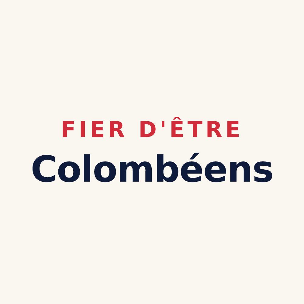 Tasse « Fier d'être Colombéens » — design pour Colombey-les-Belles