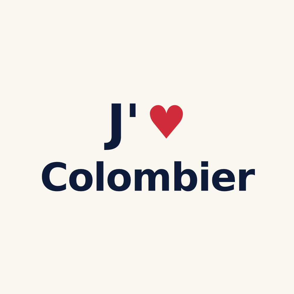 Tasse personnalisée Colombier — design J'aime Colombier