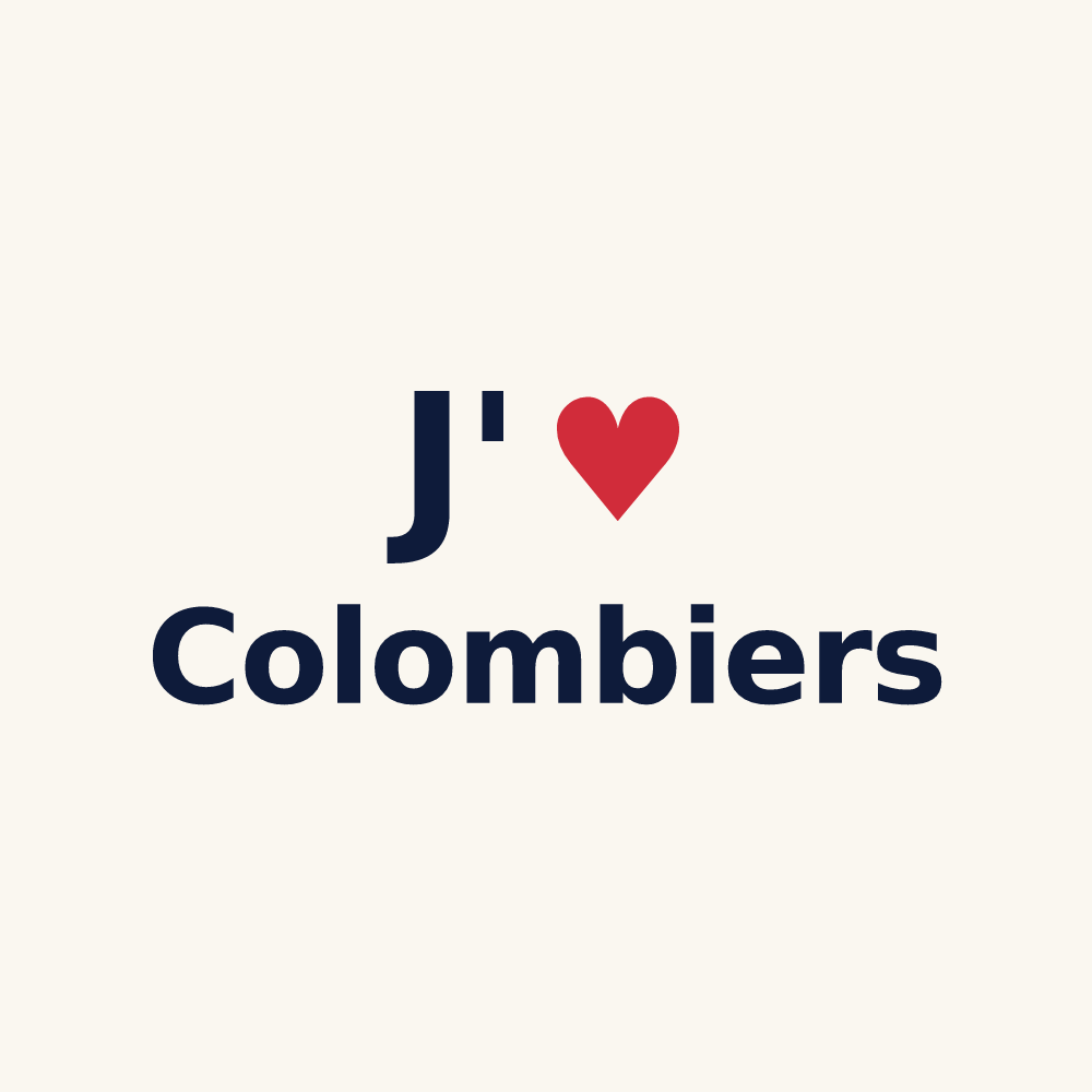 Tasse personnalisée Colombiers — design J'aime Colombiers