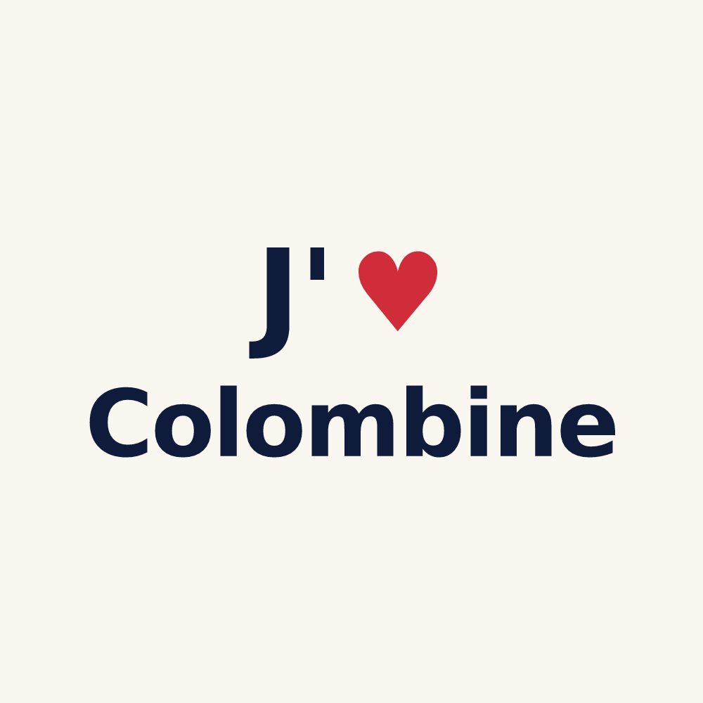Tasse personnalisée Colombine — design J'aime Colombine