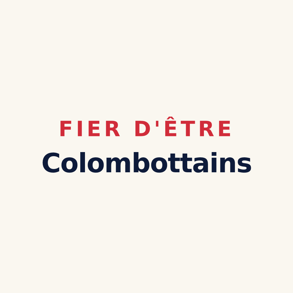Tasse « Fier d'être Colombottains » — design pour Colombotte