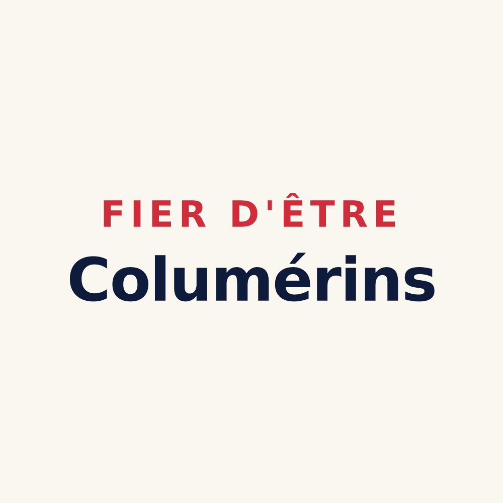 Tasse « Fier d'être Columérins » — design pour Colomiers