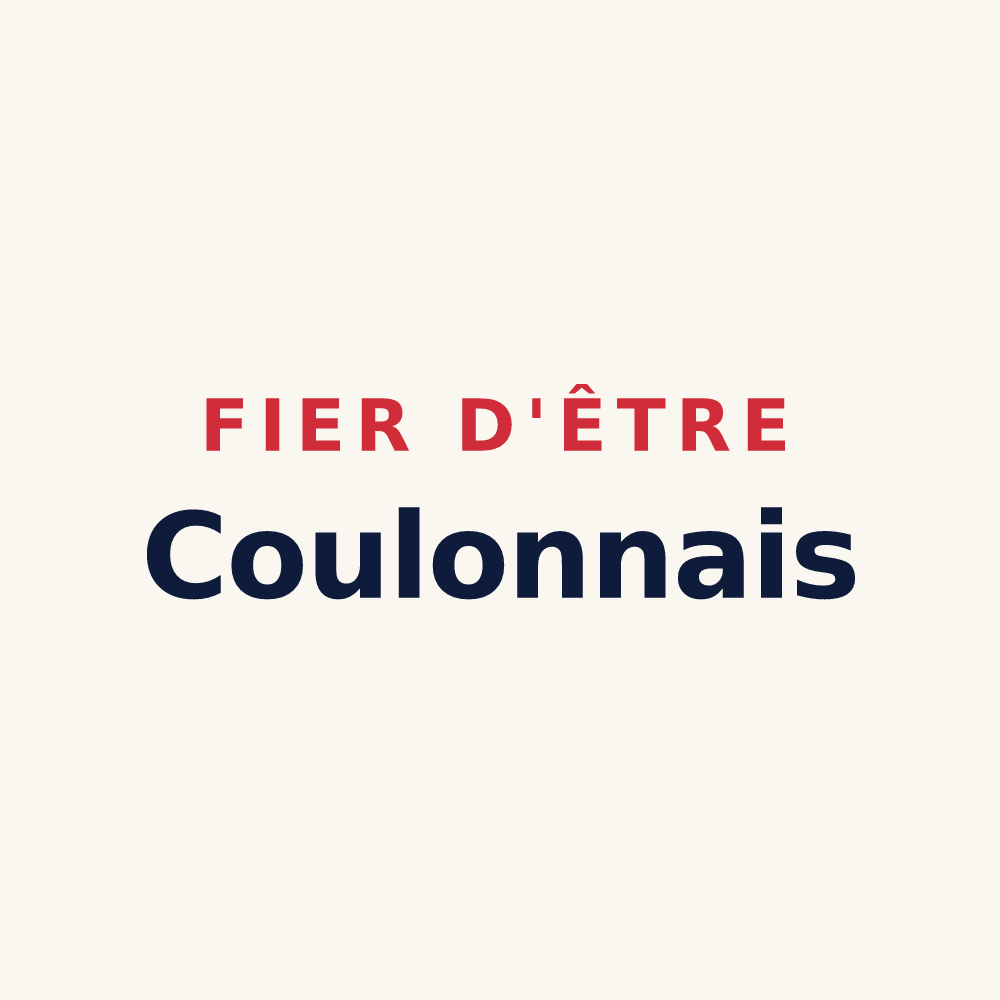 Tasse « Fier d'être Coulonnais » — design pour Colonne