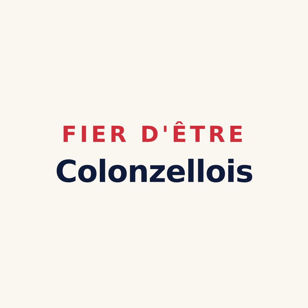 Tasse « Fier d'être Colonzellois » — design pour Colonzelle