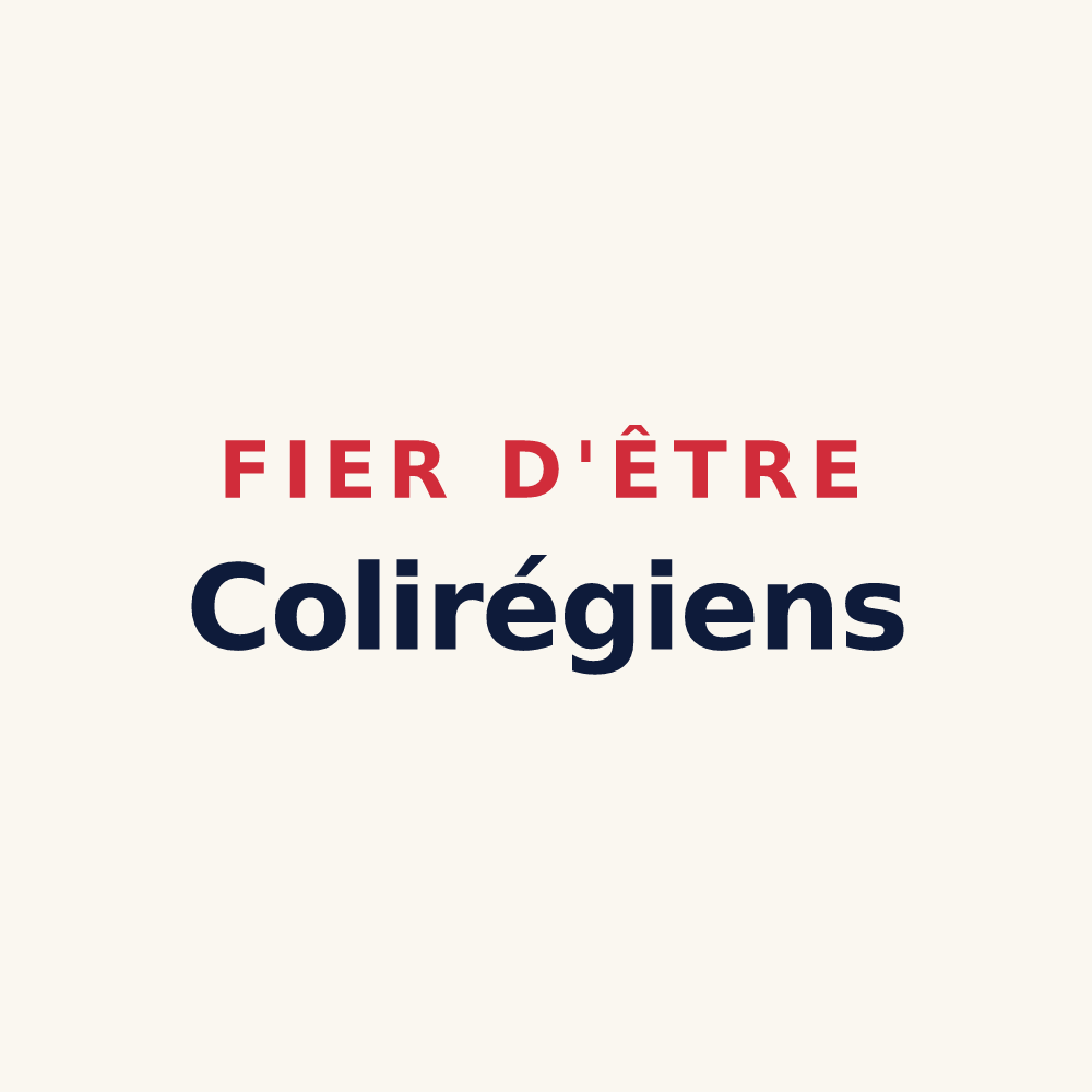 Tasse « Fier d'être Colirégiens » — design pour Colroy-la-Roche