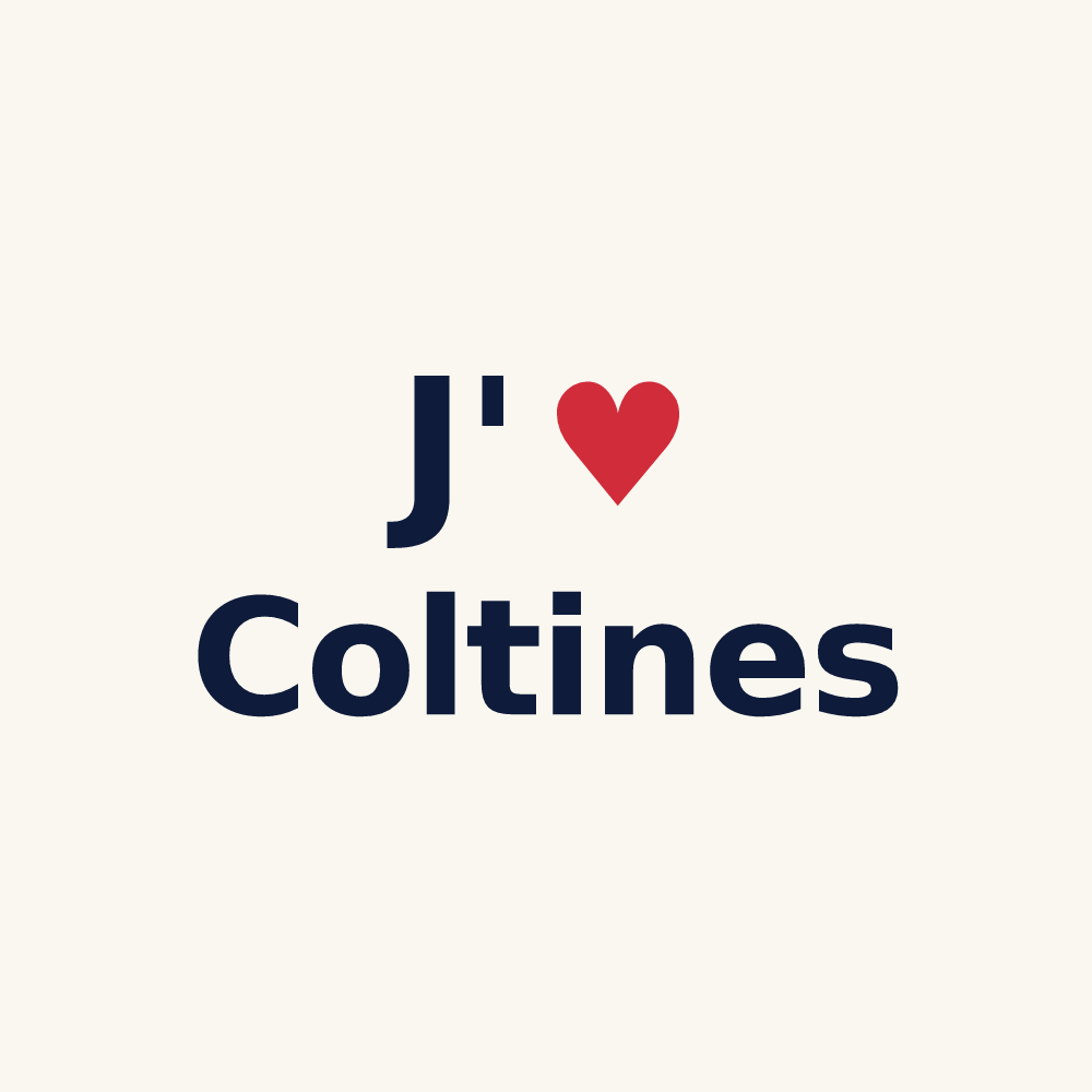 Tasse personnalisée Coltines — design J'aime Coltines