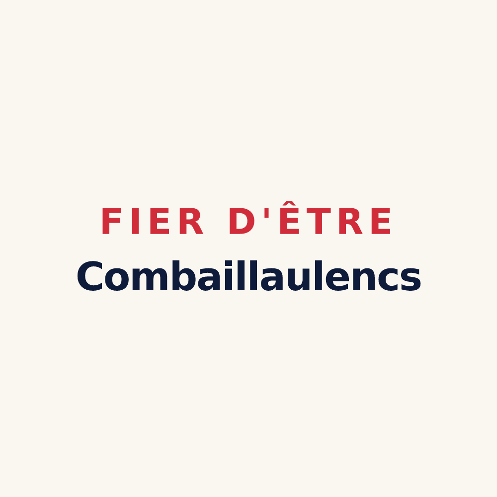 Tasse « Fier d'être Combaillaulencs » — design pour Combaillaux