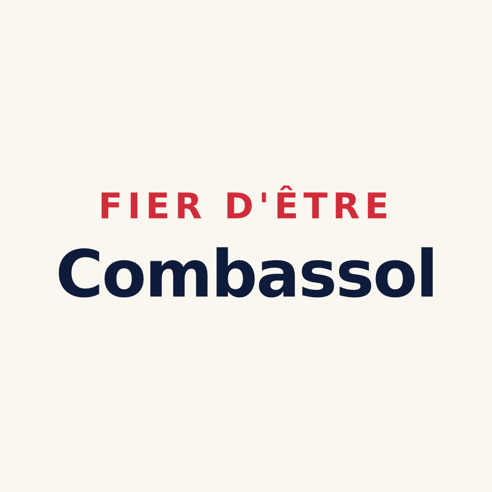 Tasse « Fier d'être Combassol » — design pour Combas