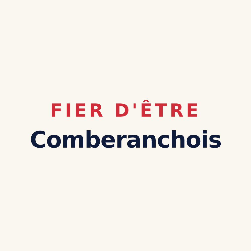 Tasse « Fier d'être Comberanchois » — design pour Comberanche-et-Épeluche