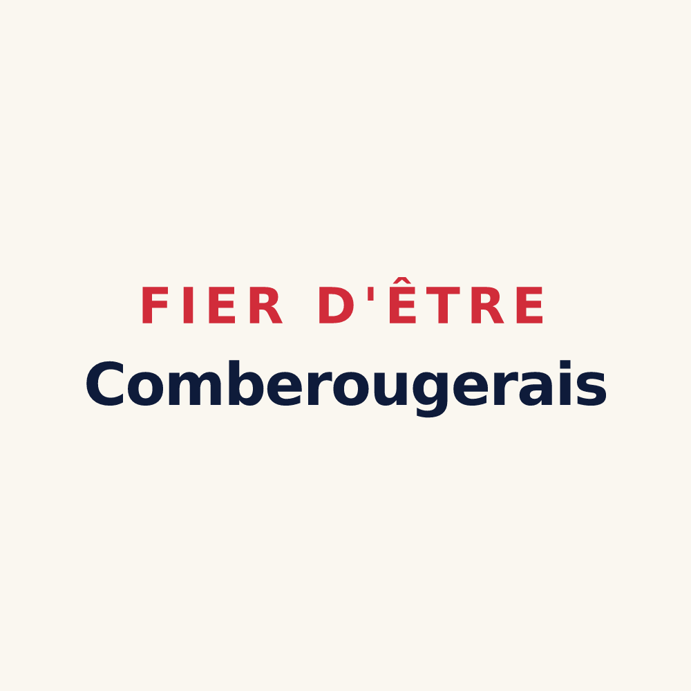 Tasse « Fier d'être Comberougerais » — design pour Comberouger