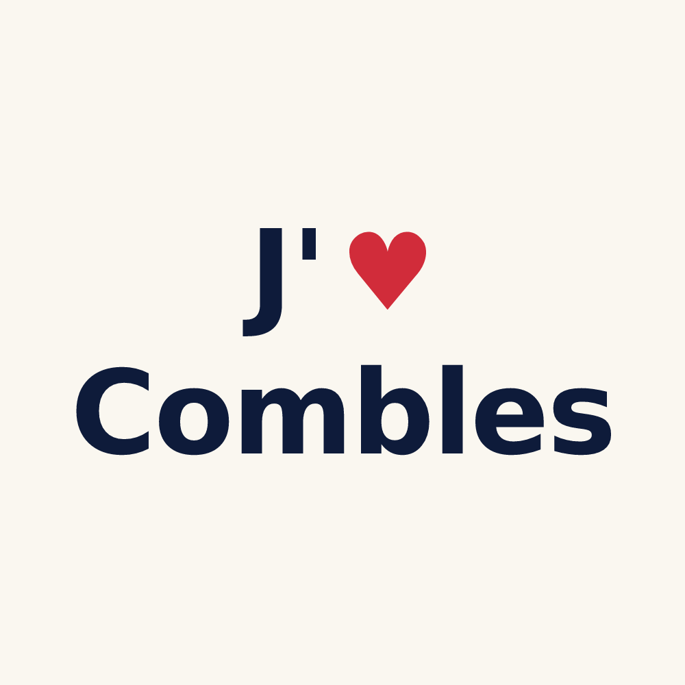 Tasse personnalisée Combles — design J'aime Combles