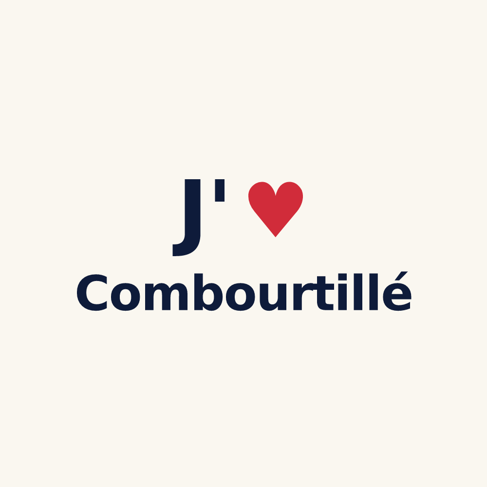 Tasse personnalisée Combourtillé — design J'aime Combourtillé