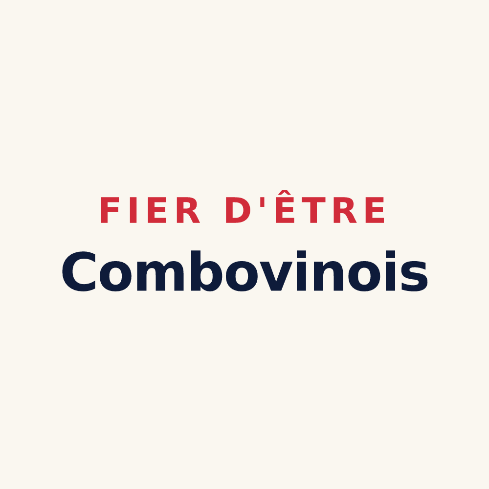 Tasse « Fier d'être Combovinois » — design pour Combovin