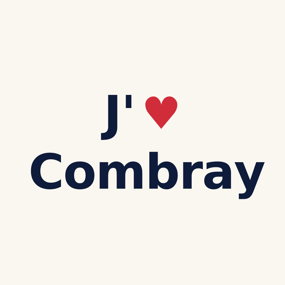 Tasse personnalisée Combray — design J'aime Combray