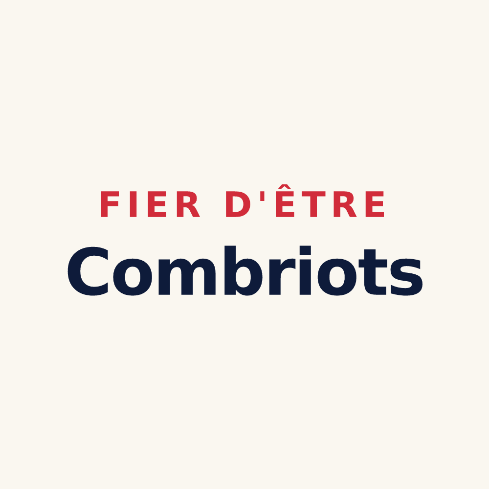 Tasse « Fier d'être Combriots » — design pour Combres-sous-les-Côtes