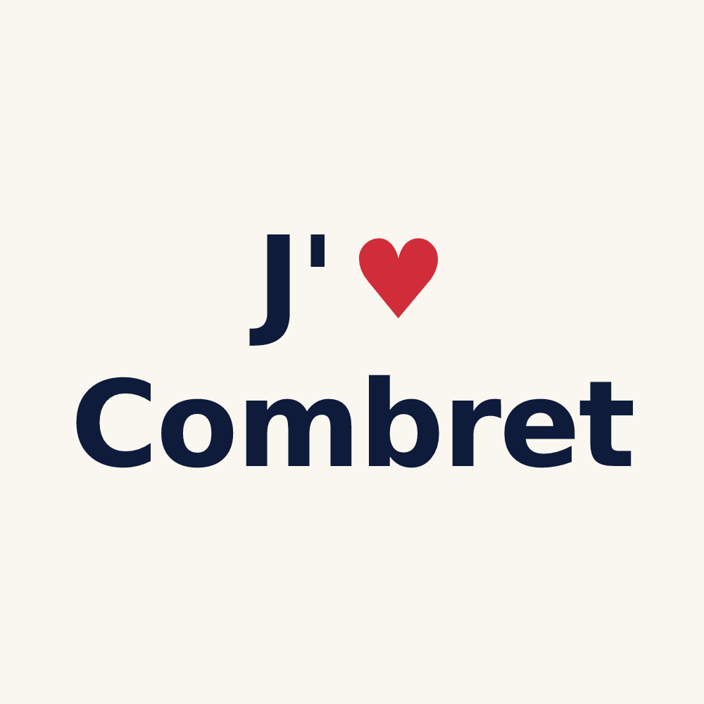Tasse personnalisée Combret — design J'aime Combret