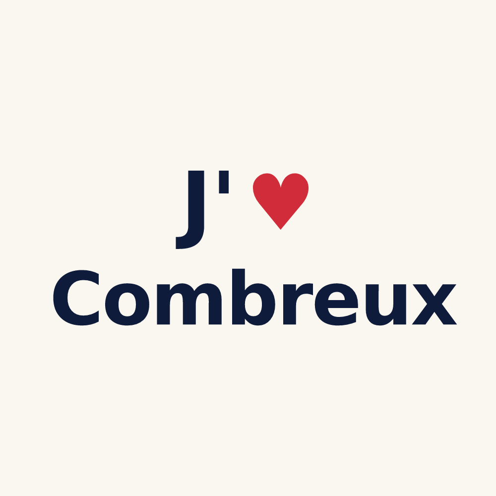Tasse personnalisée Combreux — design J'aime Combreux