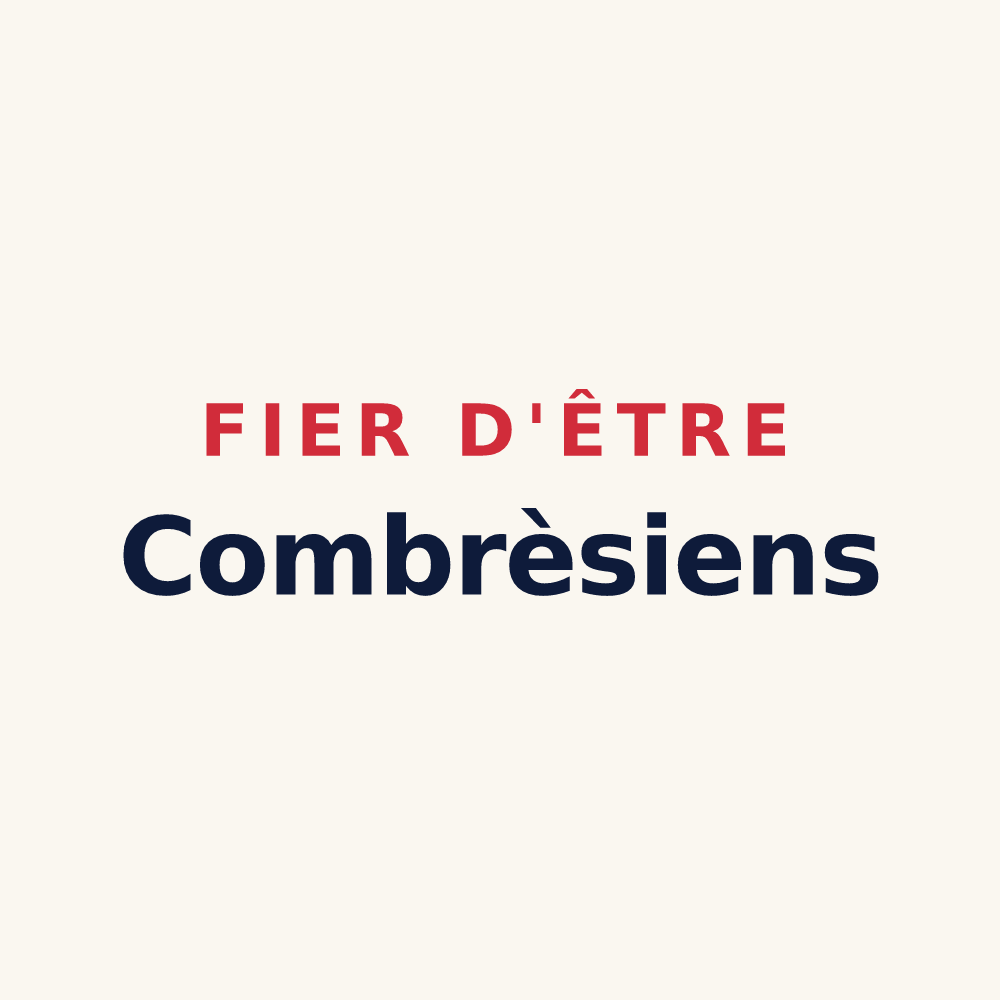 Tasse « Fier d'être Combrèsiens » — design pour Combreux