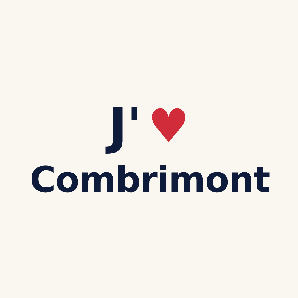 Tasse personnalisée Combrimont — design J'aime Combrimont