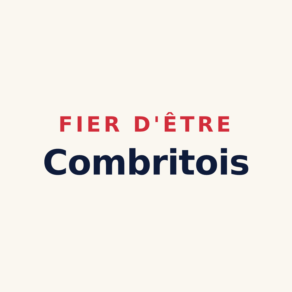 Tasse « Fier d'être Combritois » — design pour Combrit