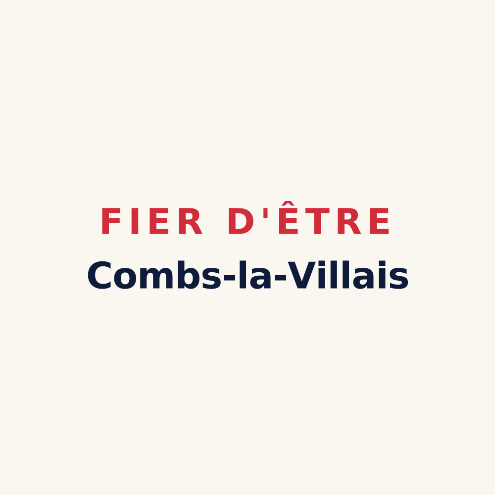Tasse « Fier d'être Combs-la-Villais » — design pour Combs-la-Ville
